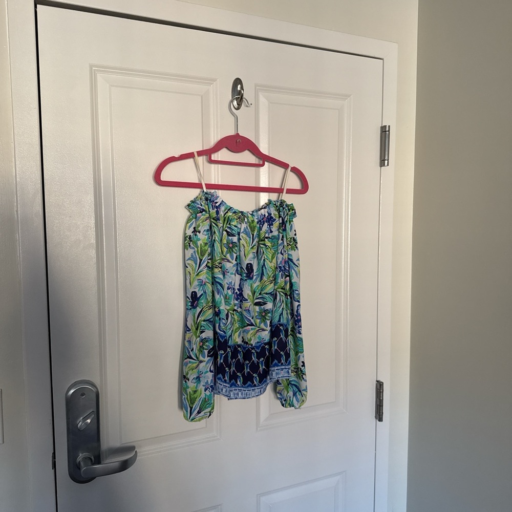 Lilly Pulitzer Off The Shoulder Top